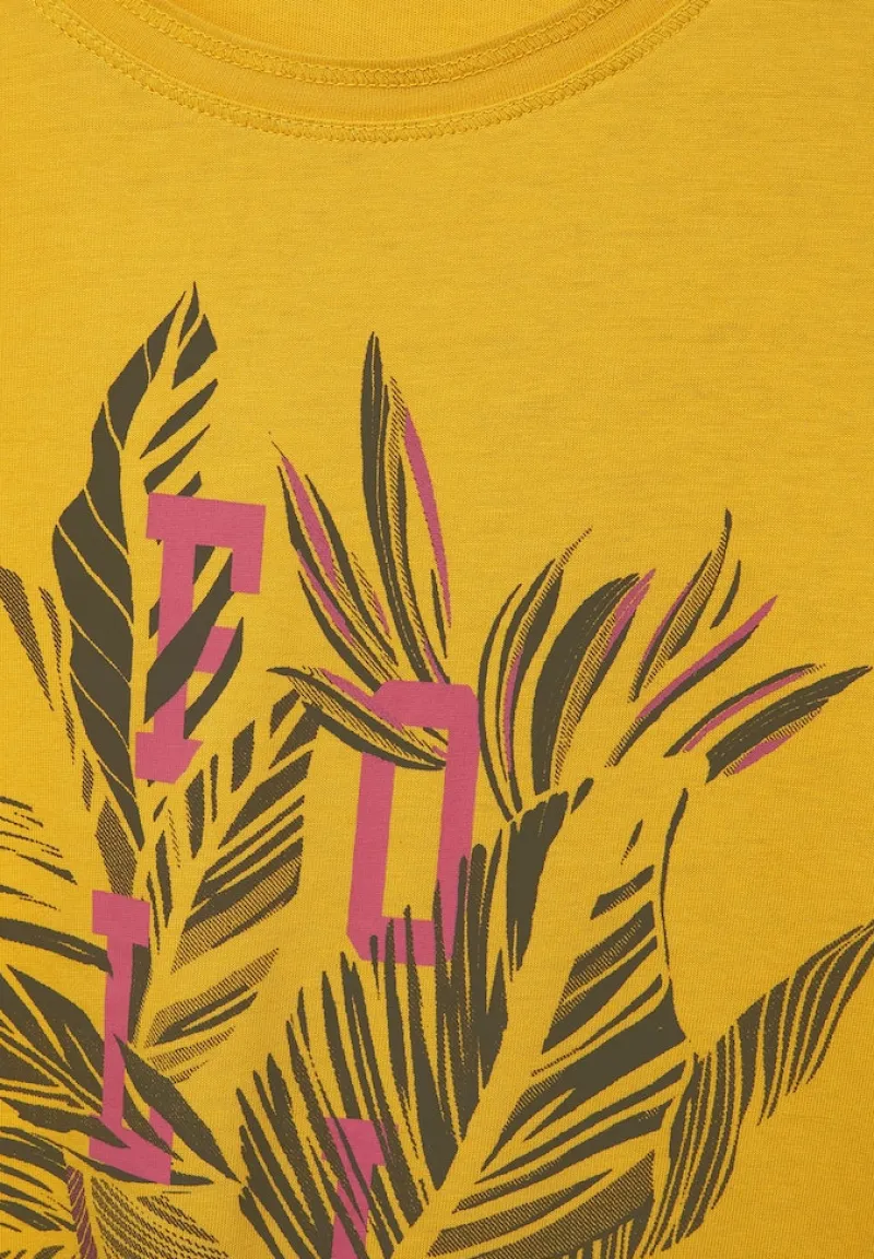 Cecil Shirts*Shirt mit Fotoprint curry yellow