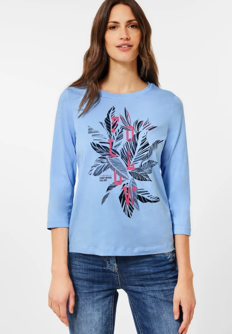 Cecil Shirts*Shirt mit Fotoprint tranquil blue