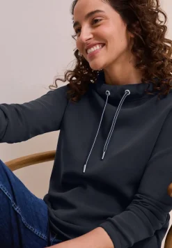 Cecil Pullover & Sweatshirts*Shirt mit Funnelneck universal blue
