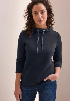 Cecil Pullover & Sweatshirts*Shirt mit Funnelneck universal blue