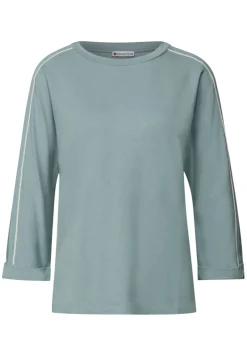 Street One Shirts*Shirt mit Gallonstreifen arona blue