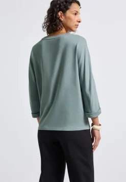 Street One Shirts*Shirt mit Gallonstreifen arona blue