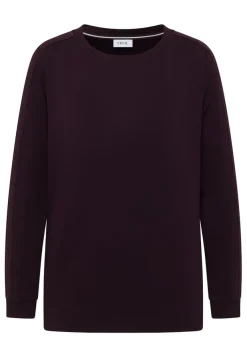 Cecil Shirts*Shirt mit Gallonstreifen eggplant red