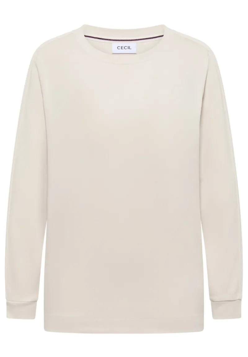 Cecil Shirts*Shirt mit Gallonstreifen light greige