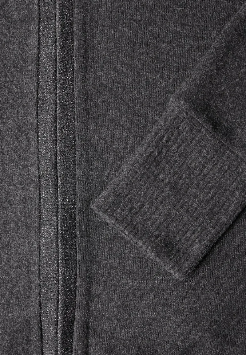 Street One Shirts*Shirt mit Glitzer-Details anthracite melange