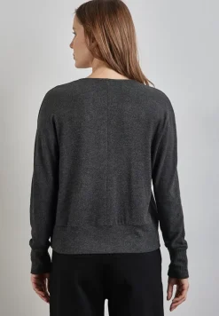 Street One Shirts*Shirt mit Glitzer-Details anthracite melange