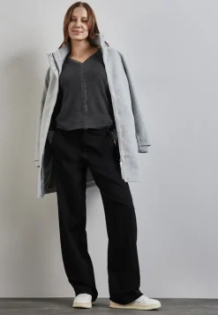 Street One Shirts*Shirt mit Glitzer-Details anthracite melange