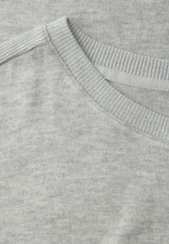 Street One Shirts*Shirt mit Glitzerdetails pelican grey mel.