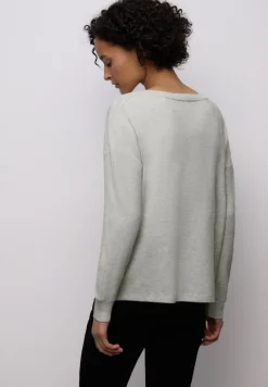 Street One Shirts*Shirt mit Glitzerdetails pelican grey mel.