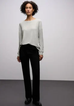 Street One Shirts*Shirt mit Glitzerdetails pelican grey mel.