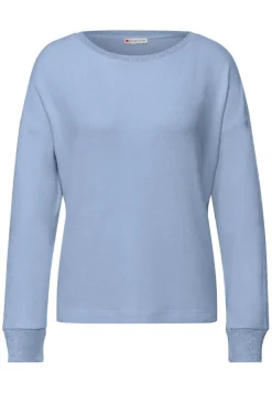 Street One Shirts*Shirt mit Glitzerdetails frosted blue mel.