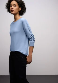 Street One Shirts*Shirt mit Glitzerdetails frosted blue mel.