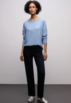 Street One Shirts*Shirt mit Glitzerdetails frosted blue mel.