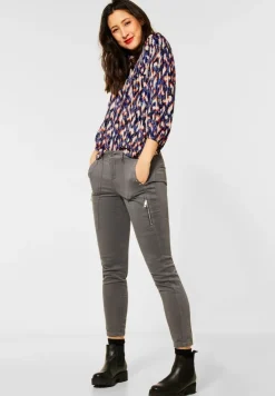 Street One Shirts*Shirt mit Ikat Print dark blue