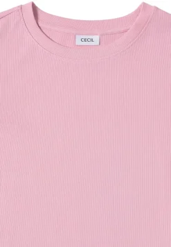 Cecil Shirts*Shirt mit Rippstruktur blossom glow