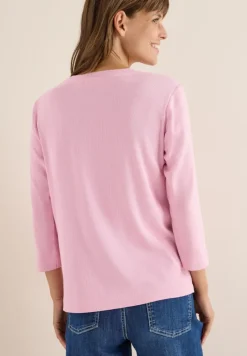 Cecil Shirts*Shirt mit Rippstruktur blossom glow