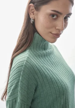 Street One Pullover & Sweatshirts*Shirt mit Rippstruktur sunlit green mel.