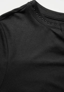 Cecil Shirts*Shirt mit Schmucksteinchen Black