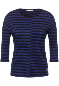 Cecil Shirts*Shirt mit Streifen Muster cosmic blue