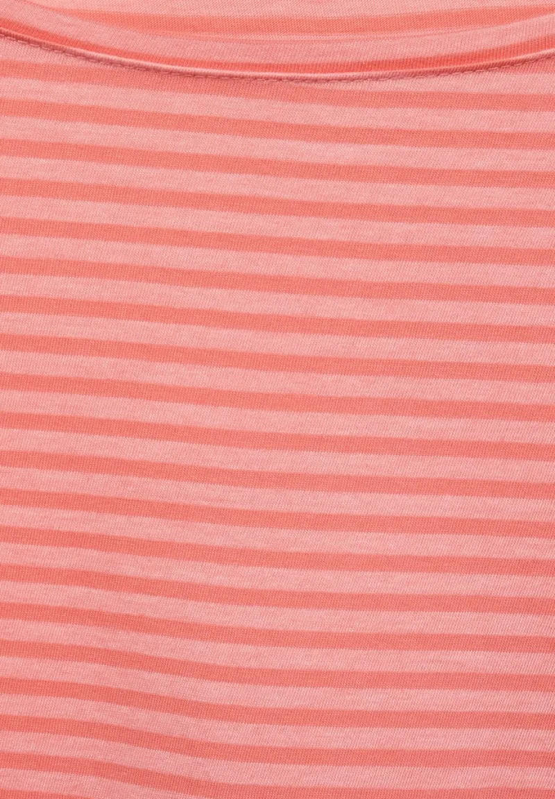 Cecil Shirts*Shirt mit Streifen Muster rose pepper