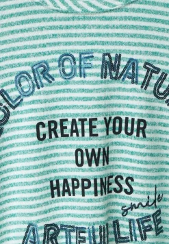 Cecil Shirts*Shirt mit Streifenmuster smaragd green melange