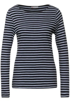 Street One Shirts*Shirt mit Streifenmuster mid sunny blue