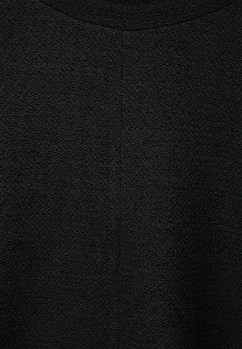 Street One Shirts*Shirt mit Struktur Black