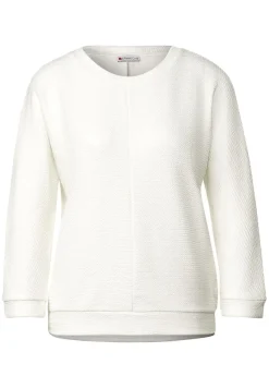 Street One Shirts*Shirt mit Struktur off white
