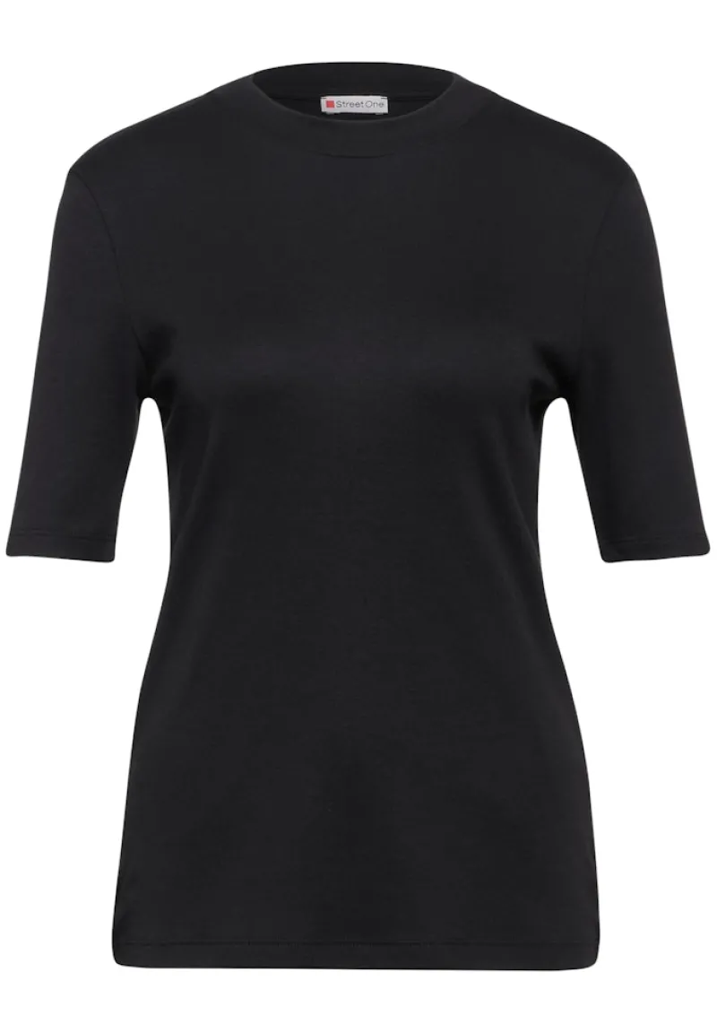 Street One Shirts*Shirt mit Turtle Neck Black