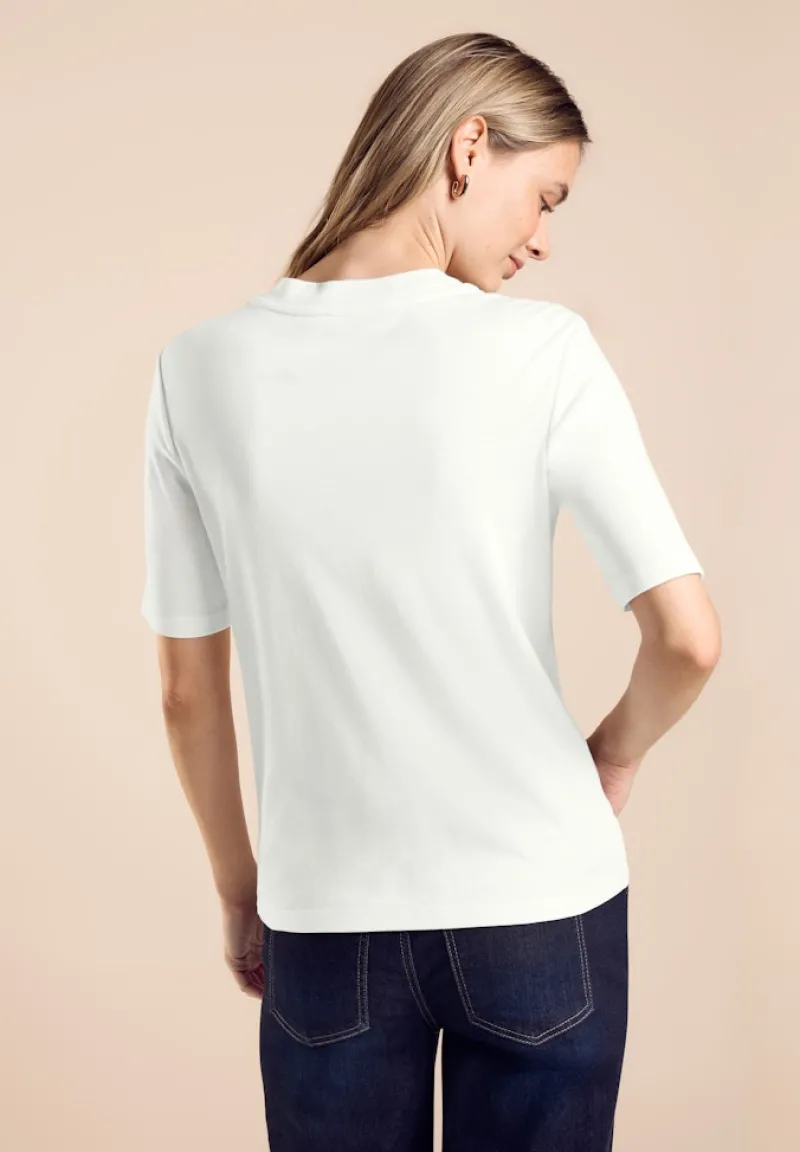 Street One Shirts*Shirt mit Turtle Neck off white