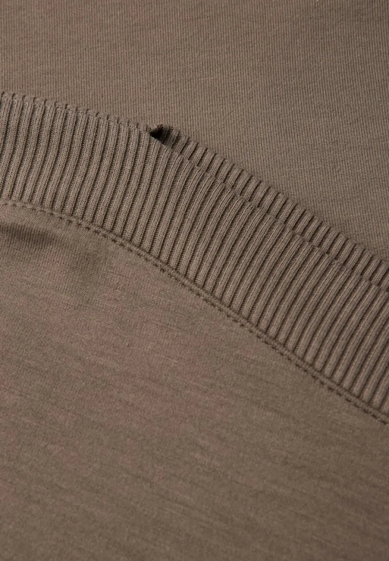 Street One Shirts*Shirt mit U-Boot-Ausschnitt silk brown