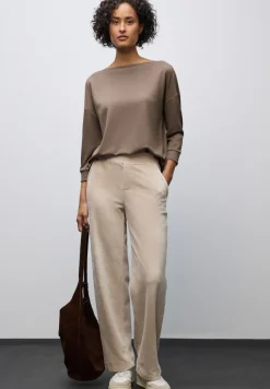 Street One Shirts*Shirt mit U-Boot-Ausschnitt silk brown