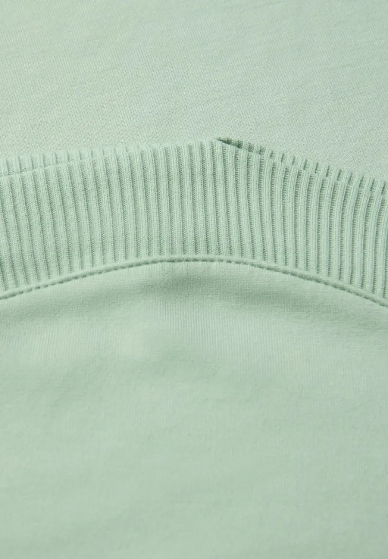 Street One Shirts*Shirt mit U-Boot-Ausschnitt serene green