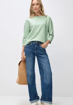 Street One Shirts*Shirt mit U-Boot-Ausschnitt serene green