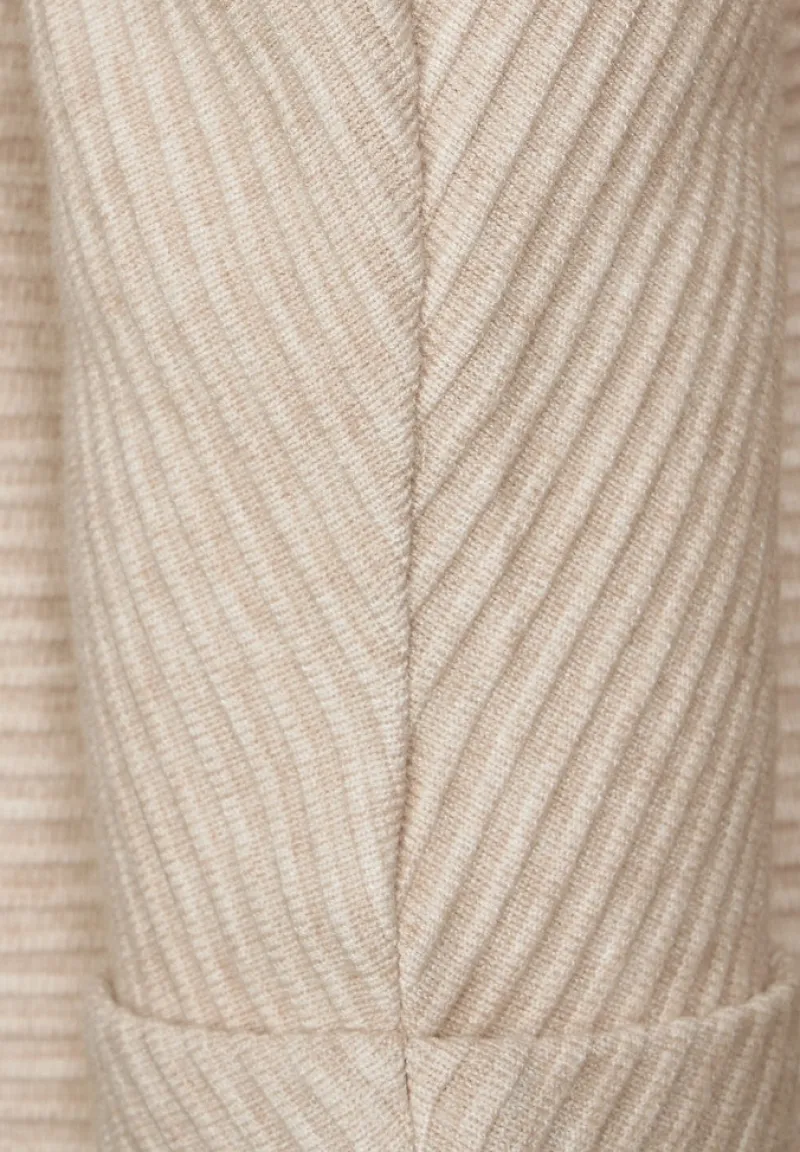 Street One Pullover & Sweatshirts*Shirt mit Volumenkragen spring sand melange