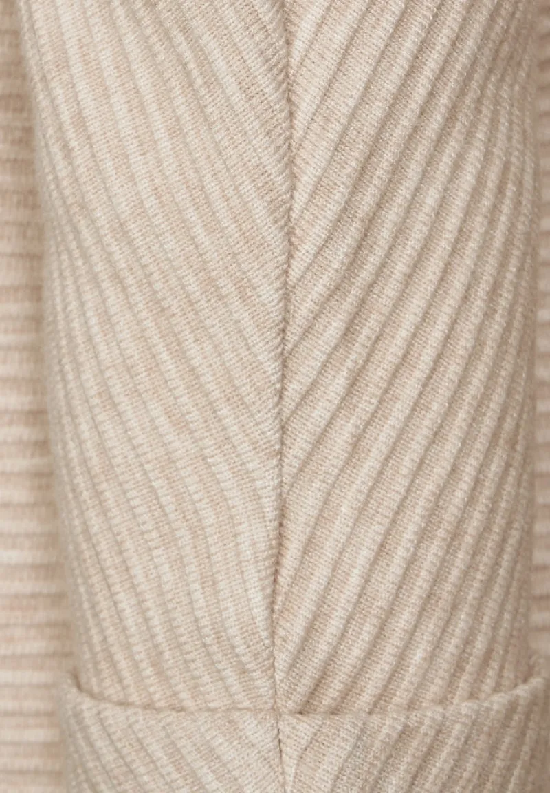 Street One Pullover & Sweatshirts*Shirt mit Volumenkragen spring sand melange