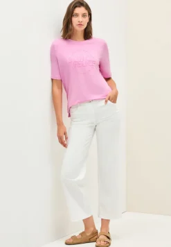 Cecil Shirts*Shirt mit Wording Artwork cherry blossom pink