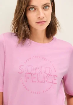 Cecil Shirts*Shirt mit Wording Artwork cherry blossom pink