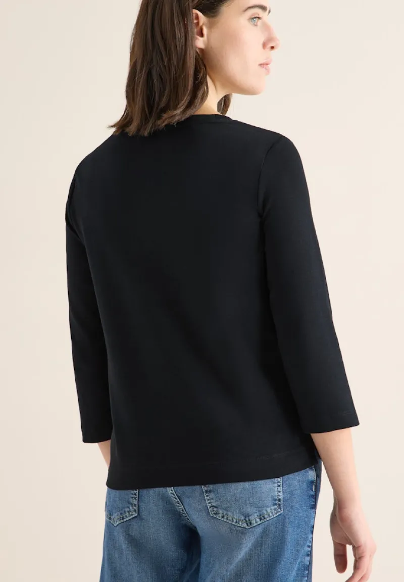 Cecil Shirts*Shirt mit Wording Black