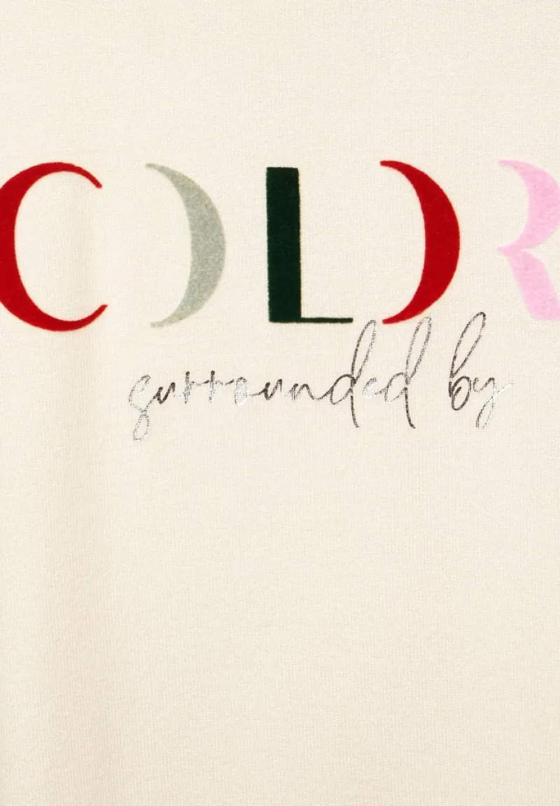 Street One Shirts*Shirt mit Wording Print cosy white