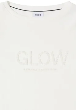 Cecil Shirts*Shirt mit Wording vanilla white