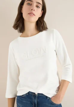 Cecil Shirts*Shirt mit Wording vanilla white