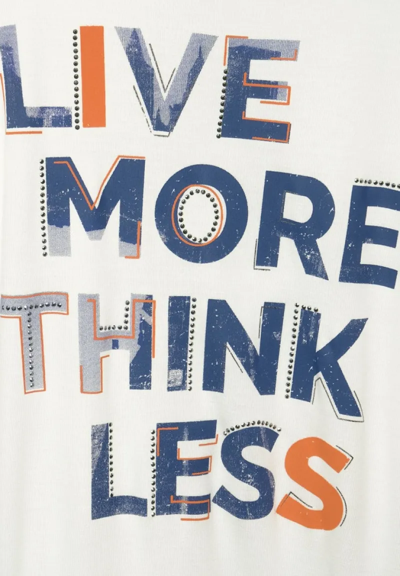Cecil Shirts*Shirt mit Wordingprint vanilla white