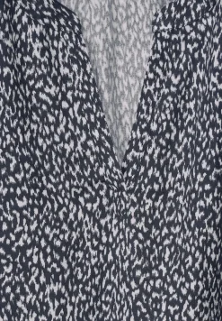 Street One Blusen*Shirtbluse mit Minimalprint deep blue