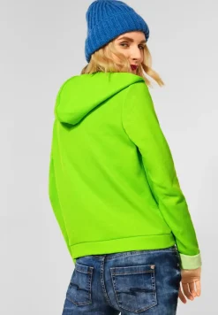 Street One Pullover & Sweatshirts*Shirtjacke mit Kapuze shiny apple green