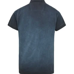 PME Legend Shirts|Big Boys*Short sleeve polo light pique cold dye Dark Navy