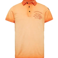 PME Legend Shirts|Big Boys*Short sleeve polo light pique cold dye amberglow