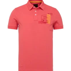 PME Legend Shirts|Big Boys*Short sleeve polo stretch pique rose of sharon