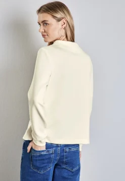 Street One Shirts*Silk-Look Shirt lucid white