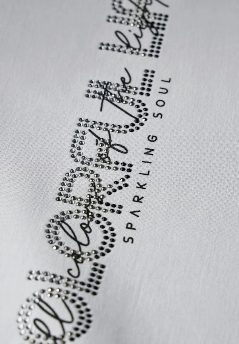 Cecil Pullover & Sweatshirts*Silk-Look Sweater mit Print platinum grey